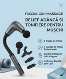 Pistol de Masaj Profesional – Elimină Tensiunea și Durerea Musculară în Câteva Minute