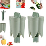 Instrument 2 in 1-pentru ardei&legume