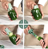 Instrument 2 in 1-pentru ardei&legume